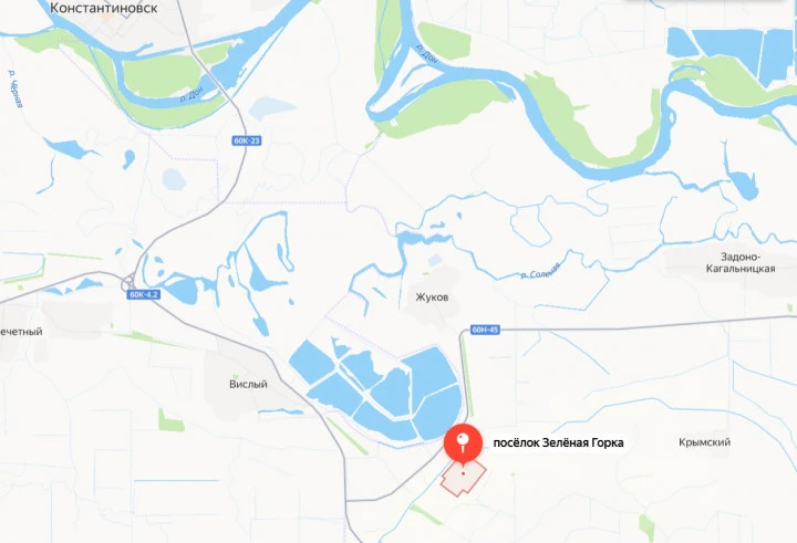 Земельный участок, 801 кв.м, п. Зеленая Горка, Ростовская область.